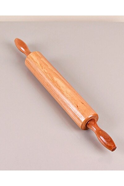 Şeker Portakalım 45 cm Polished Wooden Rotating Roller Dough Roller