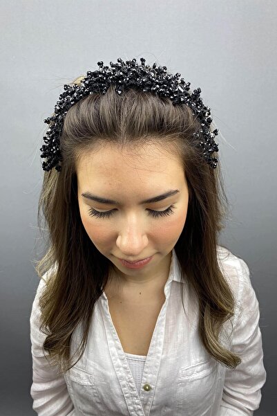 Hayalperest boncuk Черна Барбара Модел коса и аксесоар за тюрбан