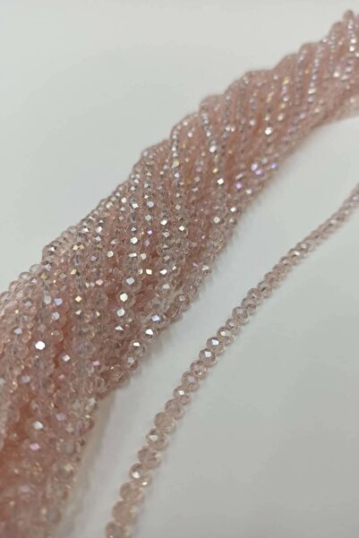 ESPEREST Mărgele de cristal de culoare crem translucidă 4 mm