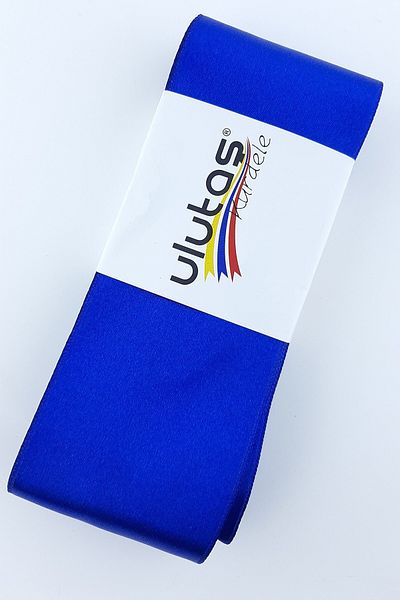 Ulutaş Διακοσμητικά Υλικά Γλάστρα Μπλε Σατέν Κορδέλα Πλάτος 6 cm 1 Μέτρο – Κορδέλα – Κορδέλα