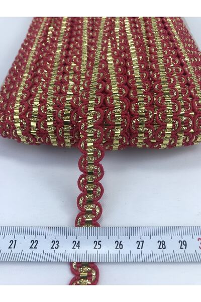 Bride Aksesuar Dünyası Στολίδι συσκευασίας 5 μέτρων Χρυσό κόκκινο λεπτομερές ...