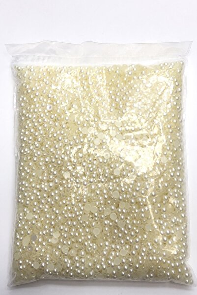 Bontex Видове мъниста Крем Полуперла Пластмасово мънисто 6 мм 500 г