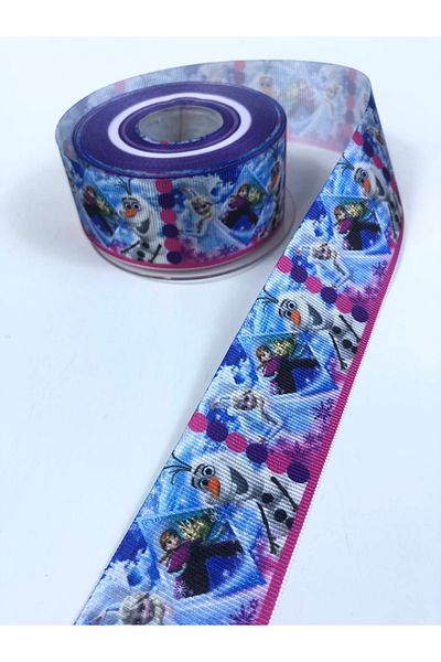 Bontex Anna Elsa Patterned Grosgrain Ribbon Width 4 cm – Ribbon – Ribbon