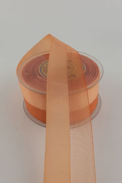 Ulutaş Στολίδια Υλικά Salmon Waterway Ribbon 1 Meter Πλάτος 4 cm – Κορδέλα – Κορδέλα