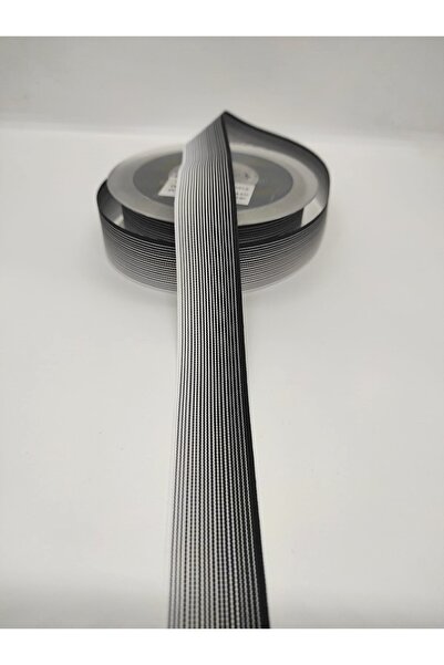 GELD Panglică Tafta Dungi Negru Alb 1 Metru Lățime 2,5 Cm – Panglică – Panglică