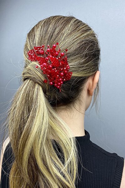 Bontex Αξεσουάρ Μαλλιών Νύφης με Κρύσταλλα και Πέρλες σε Σχέδιο Φύλλων – Αξεσ...