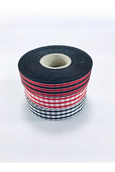 Genel Markalar Kareli Tafta Kurdele Seti Toplam 3 Metre En 1,5 Cm – Kurdele –...