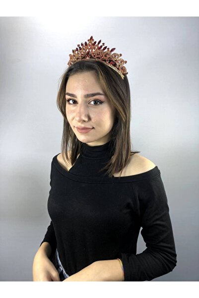 Generic Brand Model Arven din aur roșu, Henna și Coroana Miresei – Magnet, Ca...