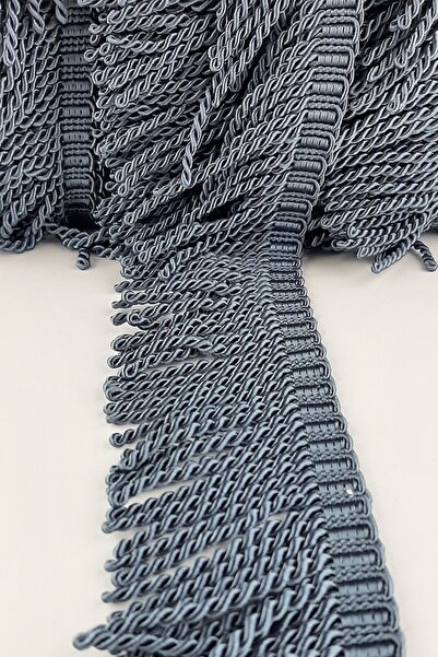 Bontex Ciucure decorativ albastru răsucit tip bulion 7 cm – Panglică decorativă