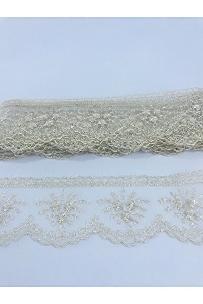 Bontex Βιζόν Με φλοράλ μοτίβο Στενό Δαντέλα 1 Μέτρο – Δαντέλα