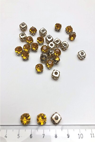 Bontex Plastični stub od senf žute boje, 1 pakovanje od 25 komada – perle