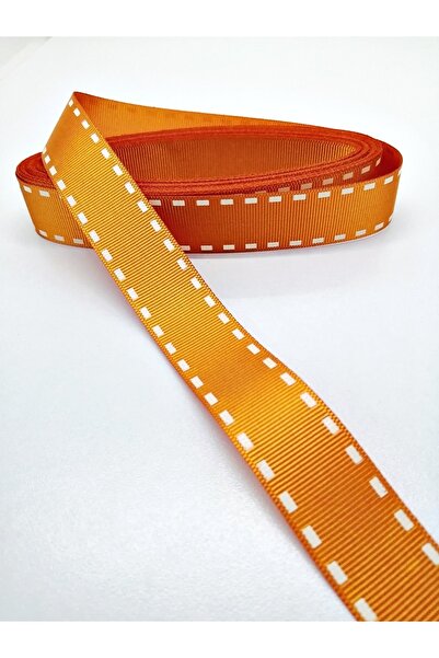 Bontex شريط جروسرين مطبوع بخطوط برتقالية 2.5 سم 1 متر – شريط