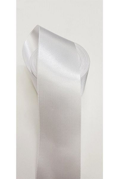 Bontex White Satin Ribbon 6 Cm 1 Meter