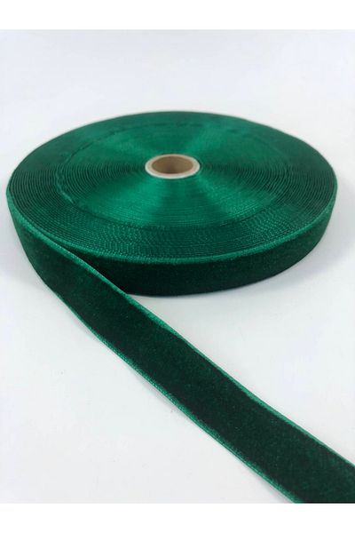 Bontex Πράσινη βελούδινη κορδέλα πεύκου πλάτος 2 cm 5 μέτρα – Κορδέλα – Κορδέλα