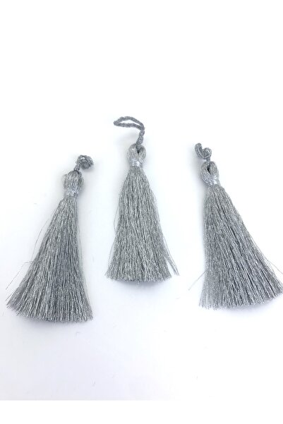 Bontex Ciucuri argintii cu sclipici 10 bucăți 7 cm – Panglică decorativă