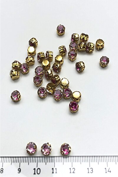 Bontex Розови пластмасови щипки, 1 опаковка от 25 броя – мъниста