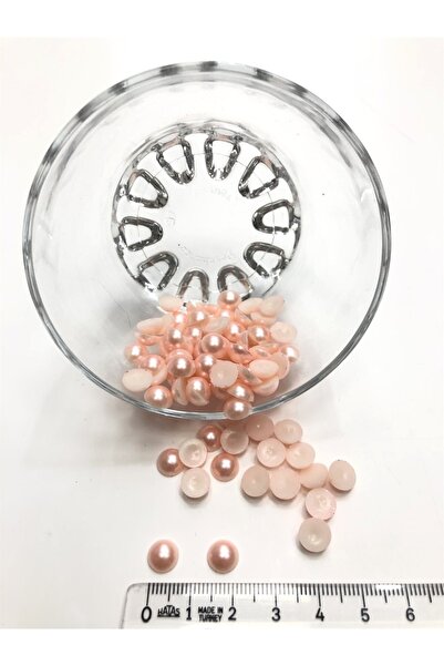 Bontex Половин перлена пластмасова мъниста 1 опаковка 50 грама – Мъниста