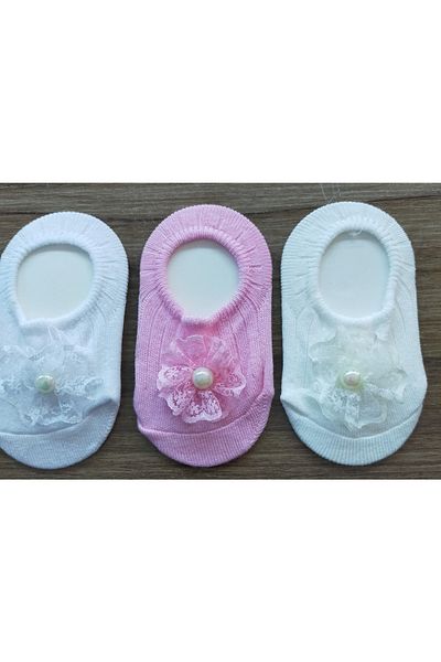 ÖZKARDEŞLER BABY باليرينا للأطفال مع اللؤلؤ 3 قطع