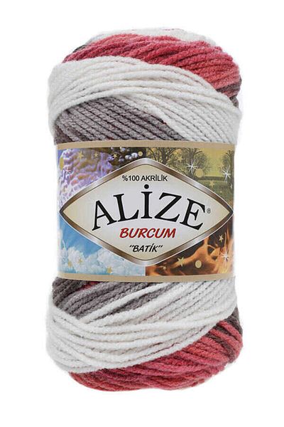 Alize 1984 Model Burcum Batik Hand Knitting Lanyard