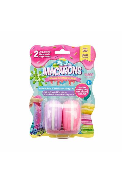 Slimy Macaron Slime 2 pcs