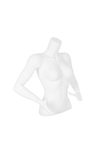 RafBurada Kadın Kollu Büst Manken Prova Teşhir Vitrin Mankeni