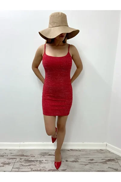Secret Passion Lingerie Flexible Red Shiny Fabric Adjustable Straps Mini Evening Dress Evening Dress and Graduation Dress 679