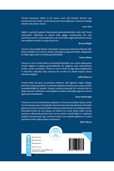 Ema Tıp Kitabevi Travma Cemalettin Ertekin