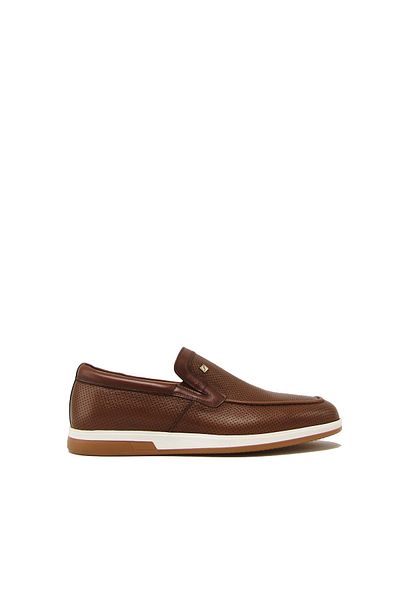 Fosco Fsc2770 Tan Men's Needle Printed Laceless Shoes