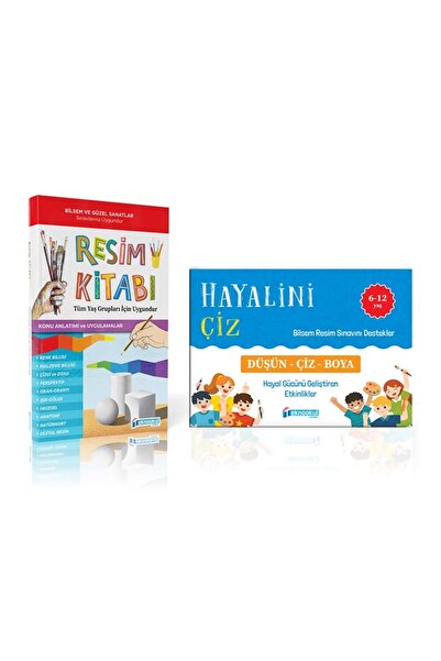 Teknookul Yayınları 1. Sınıf Bilsem Mülakat Sınavı Hazırlık 2'li Resim Seti (RESİM KİTABI VE HAYALİNİ ÇİZ)