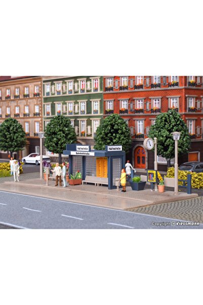 Vollmer 1/87 Ho Led Aydınlatmalı Otobüs Durağı Maket -45154