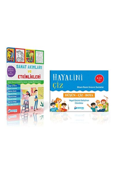 Teknookul Yayınları 1. Sınıf Bilsem Mülakat Sınavı Hazırlık 2'li Resim Seti (HAYALİNİ ÇİZ-SANAT AKIMLARI VE ETKİNLİKLER)