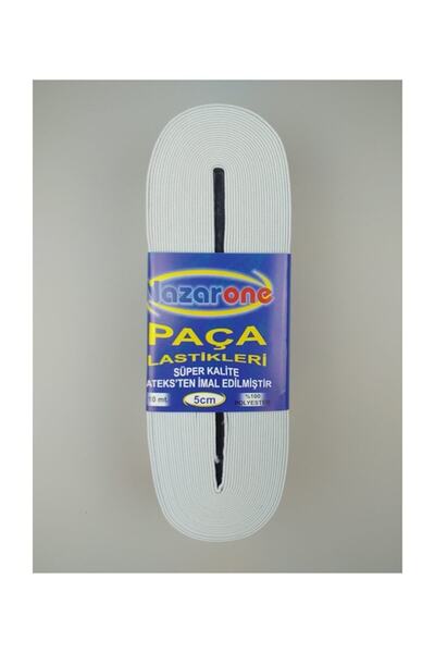 Nazarone 5 Cm Banda elastică pentru talie albă 10 Mt