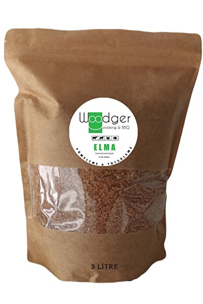 Fümeleme ve  Tütsüleme Talaşı Mangal Barbekü Talaşı - Elma - 3 lt