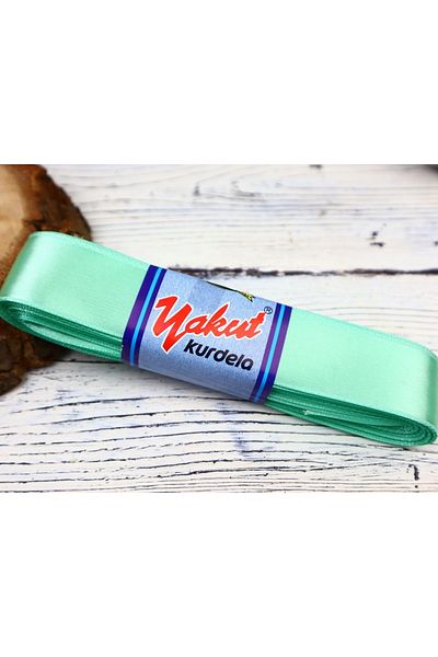 YAKUT Διακοσμητικά Υλικά Σατέν Κορδέλα 3 εκ. Μέντα Πράσινη – Κορδέλα – Κορδέλα