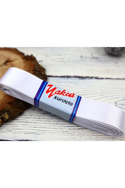 YAKUT Satin Ribbon 3 Cm White