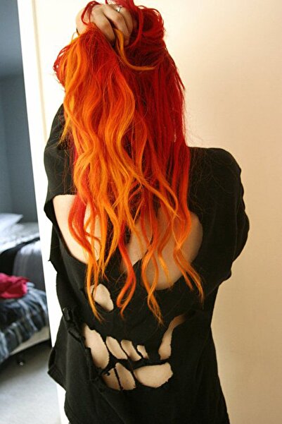 Barly Turuncu Renk Saç Tebeşiri