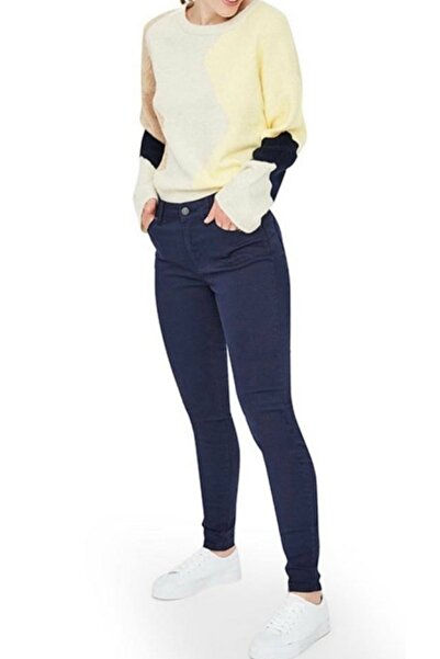 Hepsibitarz Kadın Lacivert Esprit Skinny Likralı Jeans Denim Kot Orjinal Itha...