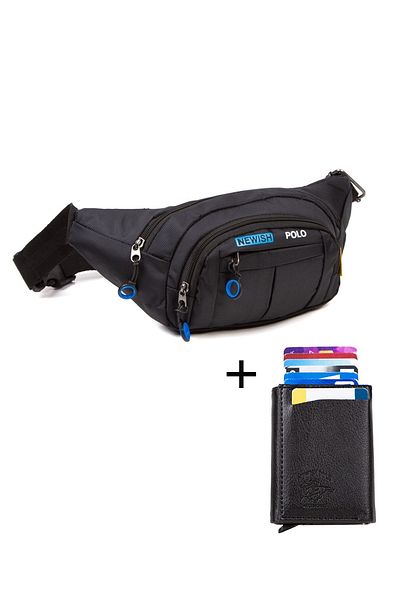 Newish Waterproof Headphones, Waist and Shoulder Bag with USB Output and Mechanical Card Holder