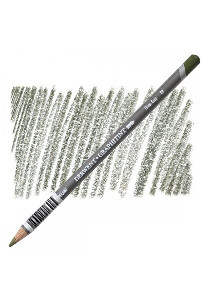 Derwent Graphitint Colored Waterable Graphite Pen - Green and Gray