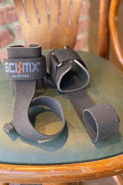 E-HSPORT Scısmx Grip Pro Lifting Straps Μαύρο