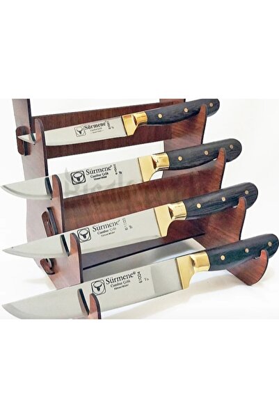 Genel Markalar 4lü Cumhur Çelik Yöresel Sürmene Bıçak Seti AXE6F59