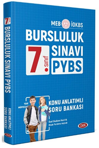Data Yayınları Data Ve Editör 7. Sınıf Bursluluk Sınavı (pybs) Soru Bankası Seti + 5 Deneme (3 Kitap)