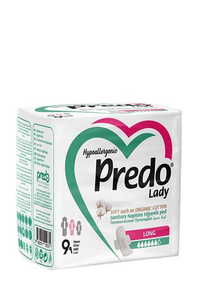 PREDO Lady Hygienic Pad Long Size 9 Pieces