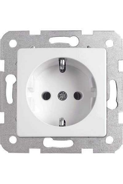 MAKEL Grounded Socket Frameless Cream Defne