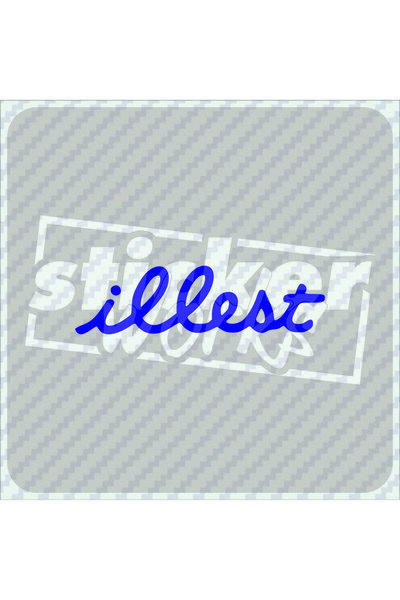 Sticker Works Αυτοκόλλητο Illest