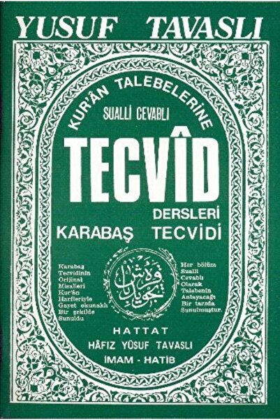Genel Markalar Tecvid Karabaş Açıklamalı (b21) -Yusuf tavaslı