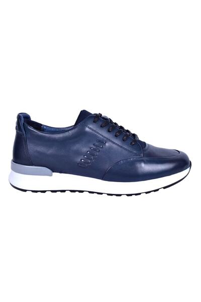 MARCOMEN 11177 Casual Ανδρικά Δερμάτινα Παπούτσια Navy Blue