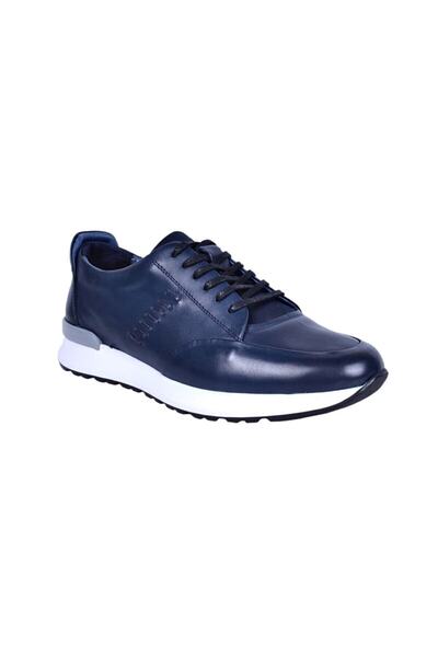MARCOMEN 11177 Casual Ανδρικά Δερμάτινα Παπούτσια Navy Blue