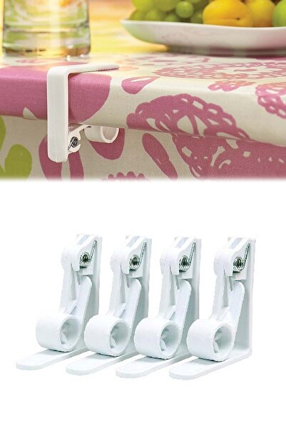 Binbirreyon طقم مفرش طاولة مزلاج ربيعي 4 قطع Rd186