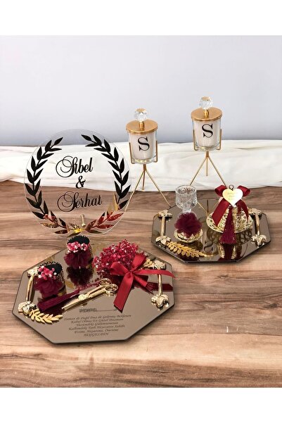 Masalsı Concept Söz Tepsisi, Nişan Tepsisi, Yüzük Tepsisi, Isteme Tepsisi, Da...